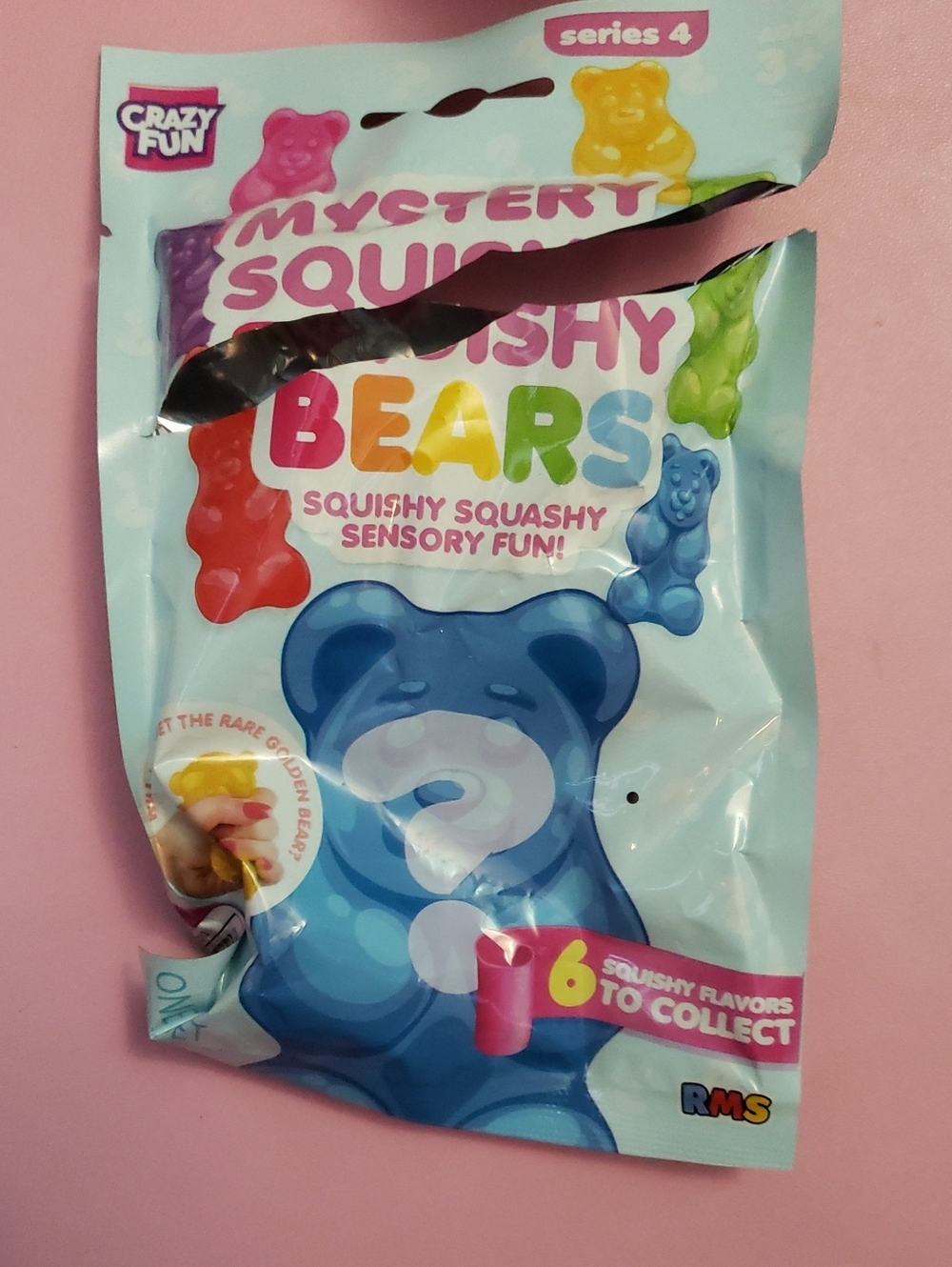 Crazy Fun RMS Mystery Squishy Bears - Rare Gold